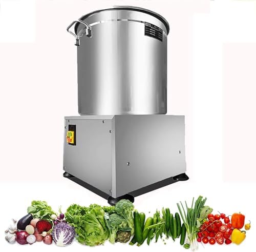 野菜脱水機 電気式 水絞り機 サラダスピナー 業務用 大容量 脱水容量1-10kg 110V 304ステンレス槽 高速乾燥 耐腐食性 多目的 ジューサー 食堂/ホテル/レストラン用