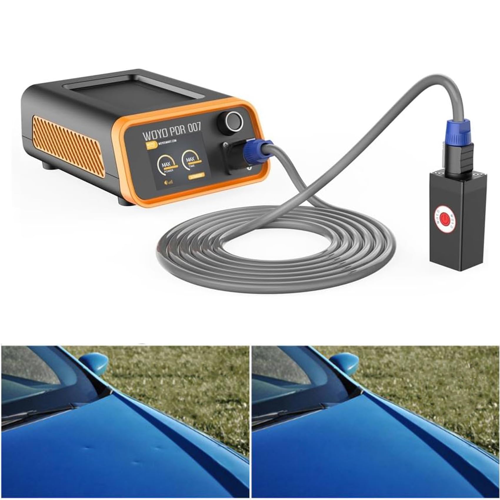 Rakuten - デントリペア デントリペアツール 車 凹み 修理 デントリペア 工具 ヘコミ修理 電磁式デント修理器 塗装が不要 デントリフター 引っ張り工具 ボディ凹み吸盤 車へこみ直し器具 素早く修理するため