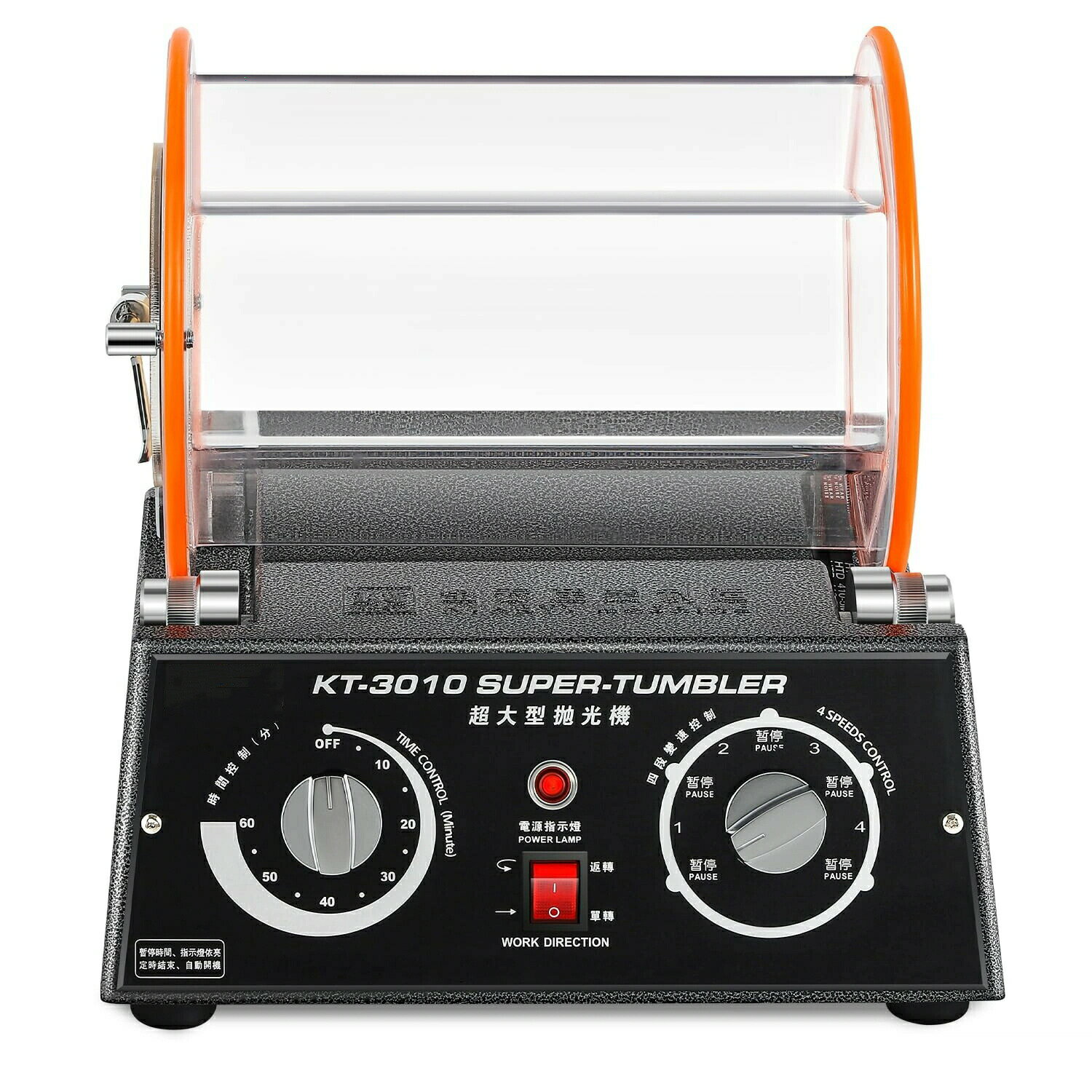 バレル研磨機 ロータリータンブラー研磨機 大型 卓上型 サビ取り ジュエリー/アクセサリー/金属/パーツ..