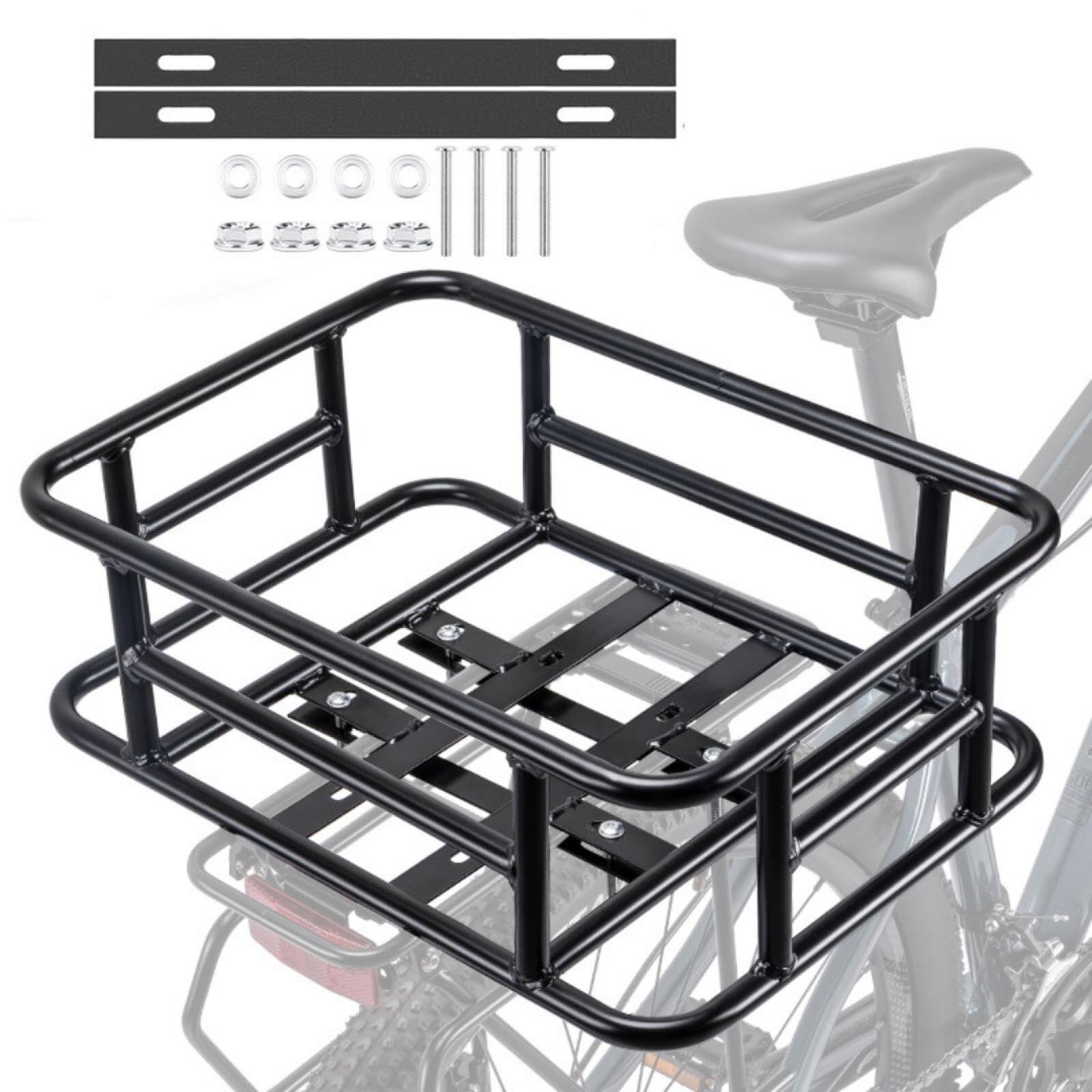 商品説明商品詳細 【2つのオプション】：自転車バスケット。自転車バスケット+PUライナー+バスケットネット 【多機能収納】 この自転車後ろカゴは、日常の買い物や荷物運びに便利なアイテムです。自転車に簡単に取り付けることができ、荷物をしっかり収納できます。 【耐久性の高い設計】 高品質な金属素材を使用し、耐久性に優れた設計で、雨や風にも強く、長時間の使用でもしっかりとサポートします。 【大容量】ラックはバイクの後ろに設置されており、大容量設計により、テイクアウト配布のニーズを簡単に満たし、作業効率を向上させることができます。 【簡単な取り付け】取り付けが簡単なネジと付属品を使用しているため、複雑なツールや専門知識がなくても、取り付けプロセスはシンプルかつ迅速です。 関連キーワード 後ろバスケット 後ろカゴ かご自転車用 収納 黒 ブラック 注意事項 画像はご覧になっているモニターやPCなどの環境により、実物と多少カラーが異なる場合がございます。 ページに記載の通りですが、製造時期や改良などによって仕様が若干異なる場合がございますので何卒ご了承下さい。 基本的には全国一律送料無料と対応させていただきますが、ご送付先は沖縄北海道など離島の場合は2500円の送料をご請求させていただきます、ご注文後追加送料があります。 色味やサイズが異なるなどのクレームはご対応致しかねますので、ご了承ください。 商品のサイズは採寸方法によって、若干な誤差が生じる場合はあります。ご了承ください。 こちらの対応と商品について何かご不満がありましたら、「レビュー」を付ける前に一度ショップとご連絡してお願いいたします、ショップの誠意を持って最後まで対応させていただきます。 品質保証 販売している商品は全て新品未使用です、倉庫から出荷前に検品必要ですので、箱を開封する場合もございます、予めご了承くださいませ。 初期不良の場合は到着後3営業日以内にご連絡ください。 初期不良の場合は写真や動画を送って下さい、確認後無料で新品交換もしくは御返金致しますのでご連絡下さい。 写真や動画を送っていただけない場合は技術者と確認できません、返品返金対応出来ない可能性が御座います、予めご了承くださいませ。