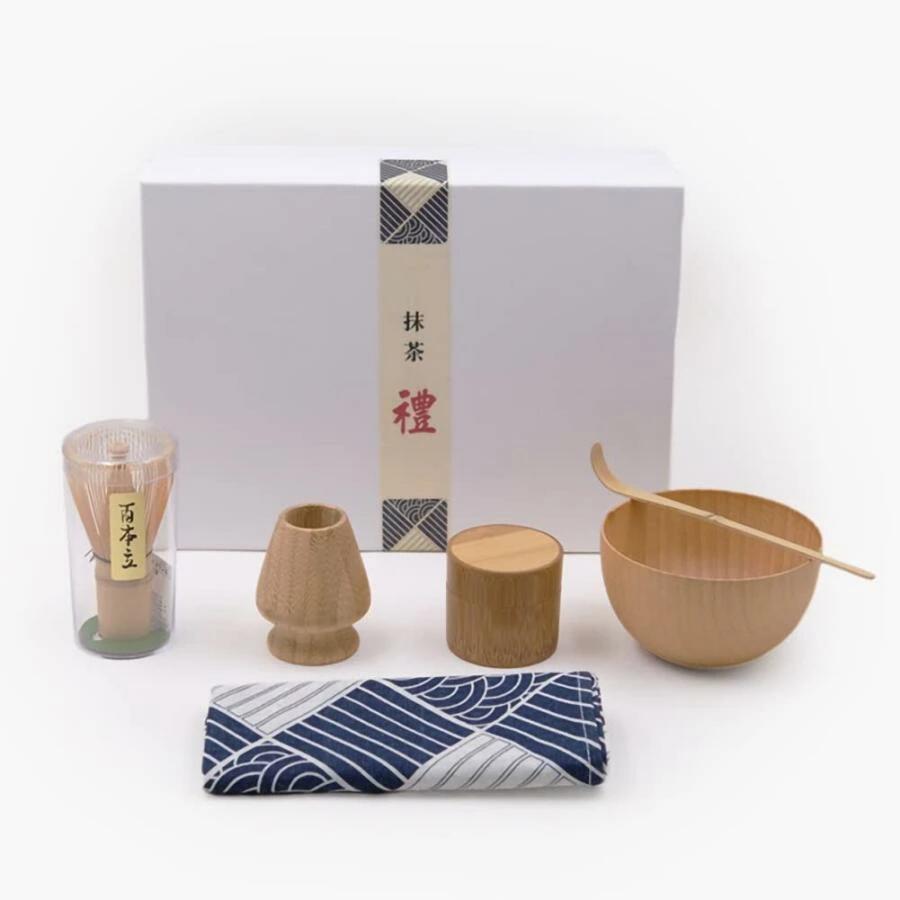 茶道具 お抹茶4点セット 製抹茶 抹茶茶碗 茶筅 茶筅くせ直し 茶杓