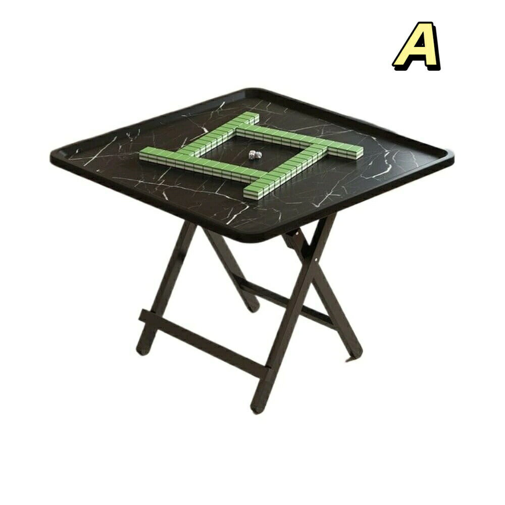 折りたたみ式 マージャンテーブル ダイニングテーブル 簡易設置 一体型 リビング レストラン 両用 厚手 スクエアテーブル コンパクト 省スペース