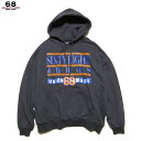 68 BROTHERS 68 ブラザーズ トップス パーカー フード Hooded Sweat ”UNION68MADE” ブラック/M-XL