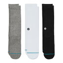 STANCE SOCKS X^X \bNX C ICON 3 PACK 3Zbg N[\bNX zCg O[ ubN Y fB[X/t[