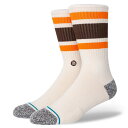 STANCE SOCKS スタンス ソックス 靴下 BOYD ST クルーソックス オフホワイト メンズ/フリー