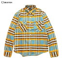 BRIXTON uNXg Vc BOWERY STRETCH L/S X FLANNEL lVc IW~u[~ItzCg `FbN/S-XL