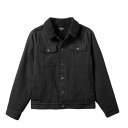 BRIXTON uNXg WPbg AE^[ CABLE LINED TRUCKER JKT gbJ[WPbg ubN/M-L