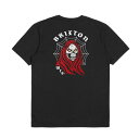 BRIXTON ブリクストン トップス Tシャツ カットソー REAPER SHORT SLEEVE TAILORED TEE ブラック/M-XL