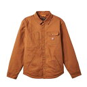 BRIXTON ブリクストン ジャケット アウター BUILDERS STRETCH FLANNEL LINED JACKET シャツジャケット ブラウン/S-L