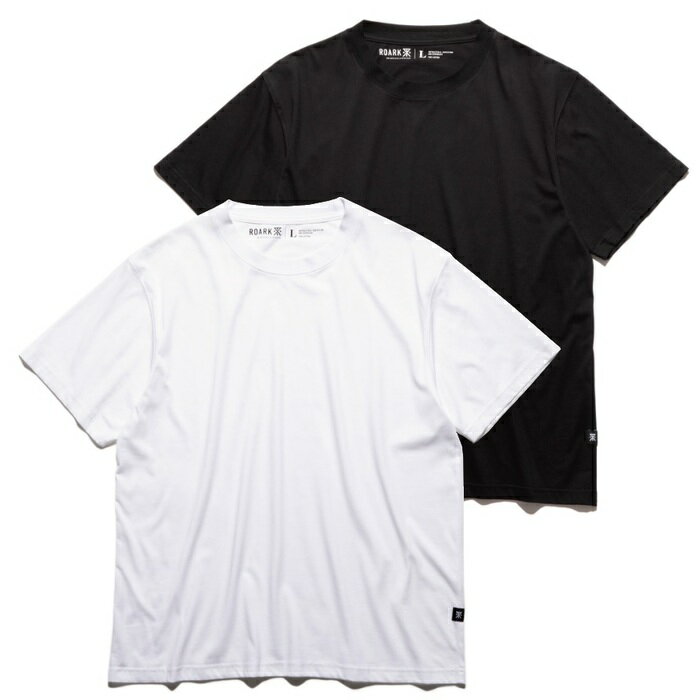 ROARK REVIVAL ロアーク リバイバル トップス Tシャツ カットソー REUSE 2PACK S/S TEE 半袖Tシャツ ホワイト&ブラック/S-XL