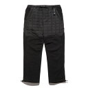 楽天スーパーセール ROARK REVIVAL ロアーク ロアークリバイバル パンツ ボトムス GEN3 FLEECE PANTS - NARROW フリースパンツ ブラック/M-XL