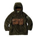 Liberaiders xC_[X WPbg AE^[ gbvX PILE FLEECE HOODIE t[XAmbN I[u O[/S-XL