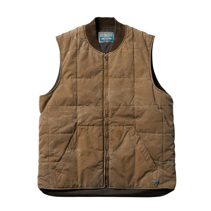 Liberaiders リベレイダース ベスト アウター WORK QUILTED VEST 中綿ベスト ベージュ/S-XL