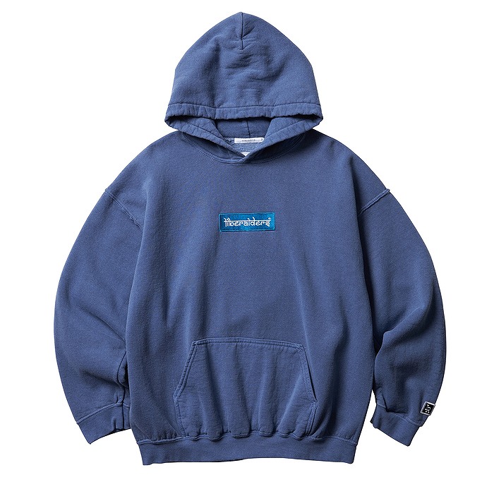 Liberaiders リベレイダース トップス パーカー LR BOX LOGO HOODIE プルオーバーパーカー ネイビー/M-XL