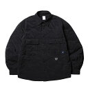 Liberaiders xC_[X gbvX Vc QUILTED RIPSTOP NYLON SHIRT VcWPbg ubN/S-XL