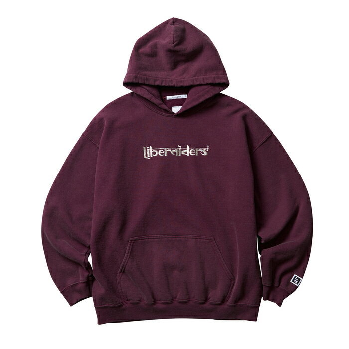 Liberaiders リベレイダース トップス パーカー BENGAL LOGO HOODIE プルオーバーパーカー バーガンディー/M-XL