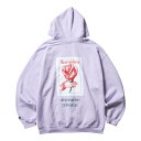 Liberaiders リベレイダース トップス パーカー LR ROSE HOODIE プルオーバーパーカー ラベンダー パープル/M-XL