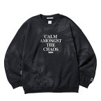 Liberaiders リベレイダース トップス スウェット LR SLOGAN CREWNECK トレーナー ブラック/M-XL