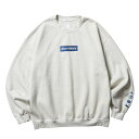 Liberaiders xC_[X gbvX XEFbg LR BOX LOGO CREWNECK g[i[ zCg/M-XL