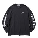 Liberaiders xC_[X gbvX TVc Jbg\[ SLEEVE LOGO L/S TEE ubN/S-XL