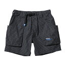 Liberaiders リベレイダース パンツ ボトムス GRID CLOTH UTILITY SHORTS ショートパンツ ブラック 格子柄/S-XL