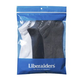 Liberaiders リベレイダース ソックス 靴下 3-PACK EVERYDAY SOCKS ホワイト ブラック グレー/FREE