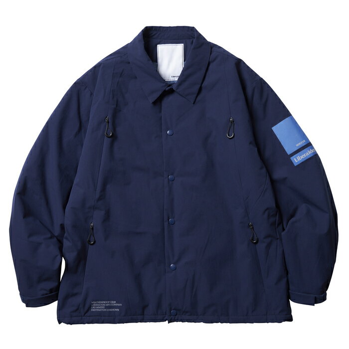 Liberaiders リベレイダース ジャケット アウター PUFFER COACH JACKET コーチジャケット ネイビー/S-XL