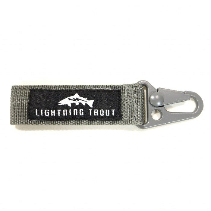 LIGHTNING TROUT ライトニングトラウト 小物 グッズ NYLON BELT KEY HOULDER キーホルダー グレー