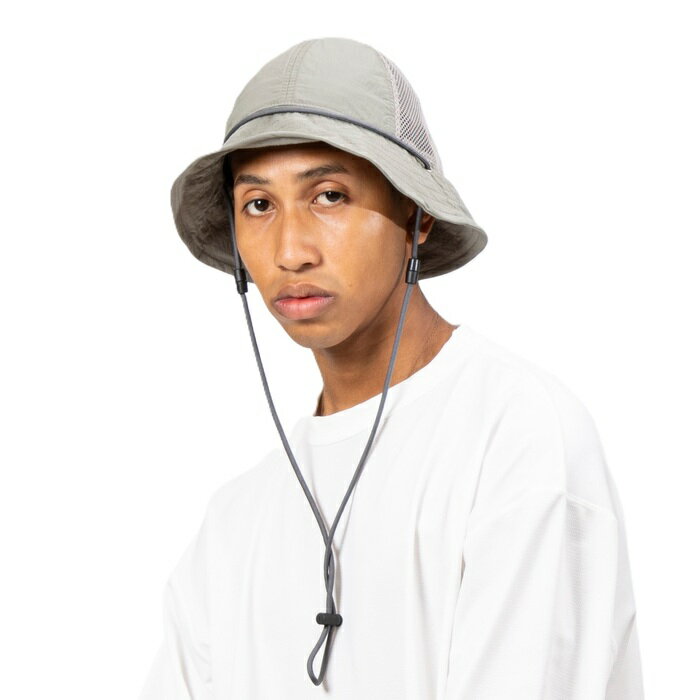 楽天スーパーセール UNFRM OUTDOOR STANDARD ユニフォーム アウトドア スタンダード 帽子 ハット 6PANEL 3WAY MESH HAT グレー セージ