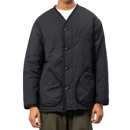 UNFRM OUTDOOR STANDARD ユニフォーム アウトドア スタンダード ジャケット アウター COTTON / POLYESTER REVERSIBLE NO COLLAR CARDIGAN JACKET ブラック/S-XL UNFRM OUTDOOR STANDARD ユニフォーム アウトドア スタンダード ジャケット アウター COTTON / POLYESTER REVERSIBLE NO COLLAR CARDIGAN JACKET ブラック/S-XL