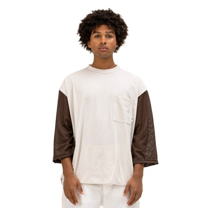 トンボ 半袖シャツ クレープ防縮ニットマスタード Mサイズ CR811-35-M 1着