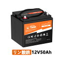 LiTime 12V 50Ah リン酸鉄リチウムイオンバッテリー 4000 回以上サイクル より効率的な出力 大幅な軽量化 LiFePO4リチウムイオンバッテリー ボート、マリン、トローリング モーター、キャンプなどに最適