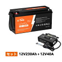 LiTime 12V 230Ah Plus リン酸鉄リチウムイオンバッテリー 内蔵200AのBMS 最大2944Whエネルギー 10年使用可能 LiFePO4バッテリー ソーラー発電システム RV キャンプ ボート 家庭用エネルギー貯蔵に最適