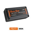 LiTime 300A バスバーターミナルブロック DC 12V-48V 高耐久 配電ブロック 5/16インチM8 * 4ターミナルスタッド付き ?バスバーボッ...