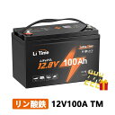 【トローリングモーター用】LiTime 12V 100Ah TM リン酸鉄リチウムイオンバッテリー グループ 31 トローリングモーター ディープサイクルバッテリー 船外機 エレキ マリン ボート キャンピングカー 農業用機器 ソーラー発電