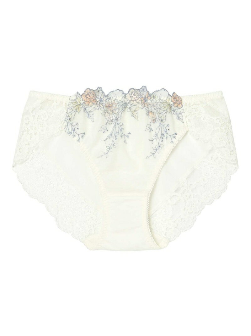 【SALE／20%OFF】BRAGENIC+/フラワー×エンブロイダリーレース ショーツ(ブラジェニックプラス) AMPHI アンフィ インナー・ルームウェア ショーツ ピンク グリーン ホワイト イエロー パープル【RBA_E】[Rakuten Fashion]のサムネイル