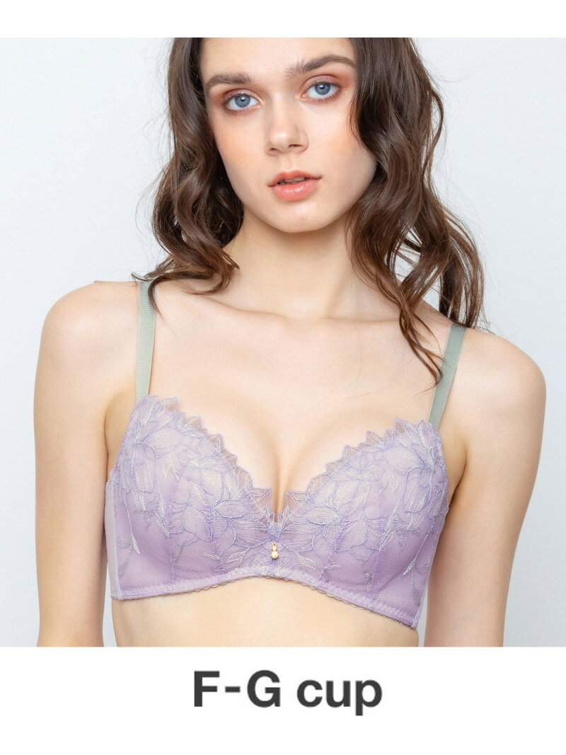 【SALE／20%OFF】盛り胸キープ・脇スッキリ・谷間メイクのグラマリッチブラ ダブル盛タイプ F