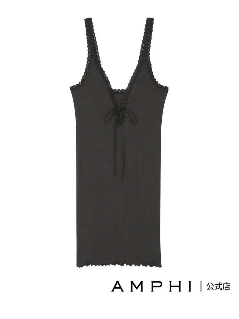 AMPHI Warm Innerwear, Thin, Ribbed Camisole, AMPHI (Innerwear & Loungewear), Other Innerwear & Loungewear, Blue [Rakuten Fashion]