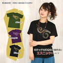 渦巻きペイントコットンTシャツ【アジアンファッション/エスニックファッション/アジアン/エスニック/レディース/メンズ/ユニセックス/トップス/Tシャツ/カット...