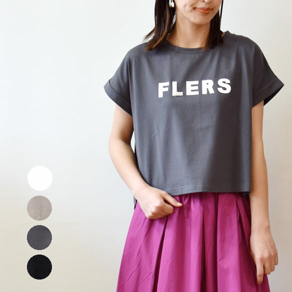 Priority（プライオリティ）パール付 ロゴ 半袖Tシャツ(pt010)のサムネイル