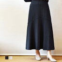 ププラ(PUPULA)AQUA DOUBLE KNIT フレアスカート(pp008)(346065)