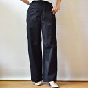 TOLNERA (トルネラ)コットンストレッチ ストレートワイドパンツ(pt012)(T52101ST)
