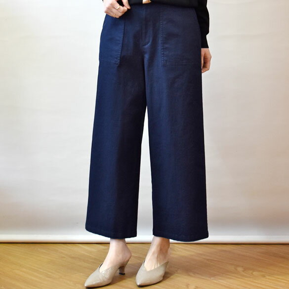 フォンタナ（FONTANA）ストレートワイド クロップドパンツ(pa014)(617604)