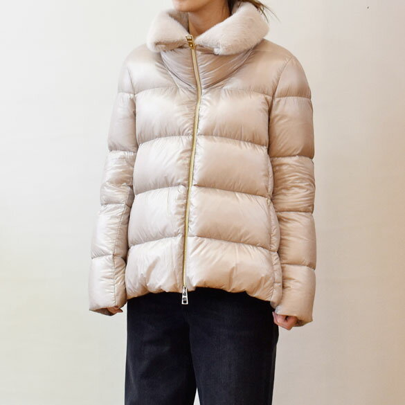 楽天市場】ヘルノ ニット ダウン（カラーベージュ）（レディース