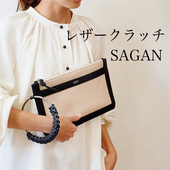 SAGAN バッグ サガン　リング×レザー クラッチバッグ(sg007-s)(15A(181))