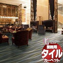 川島織物セルコン 業務用 タイルカーペット ピクタ ビッグウェーブ II AB670 全厚9.5mm 寸法50×50cm 16枚入り/ケース