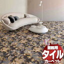 川島織物セルコン 業務用 タイルカーペット ピクタ アンティークフラワー II AB670 全厚9.5mm 寸法50×50cm 16枚入り/ケース