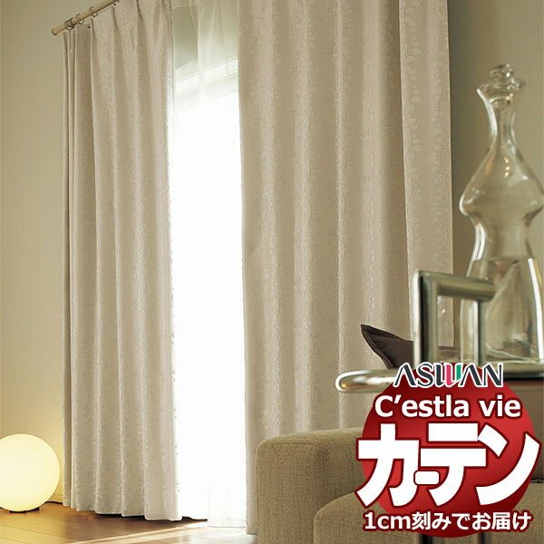 【最大10000円クーポン＋ポイント】【生地のみの購入！ ※1m以上10cm単位で購入可能】オーダー カーテン アスワン セラヴィ C'estlavie C2170～2171