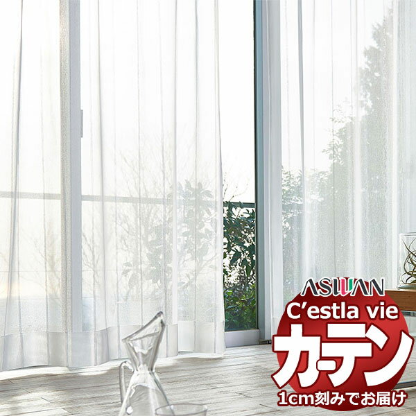 【最大10000円クーポン＋ポイント】【生地のみの購入！ ※1m以上10cm単位で購入可能】オーダー カーテン アスワン セラヴィ C'estlavie C2199