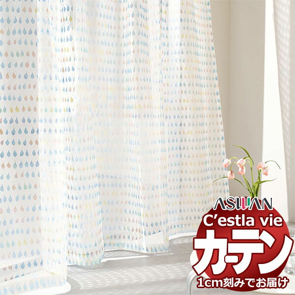 【最大10000円クーポン＋ポイント】【生地のみの購入！ ※1m以上10cm単位で購入可能】オーダー カーテン アスワン セラヴィ C'estlavie C2203